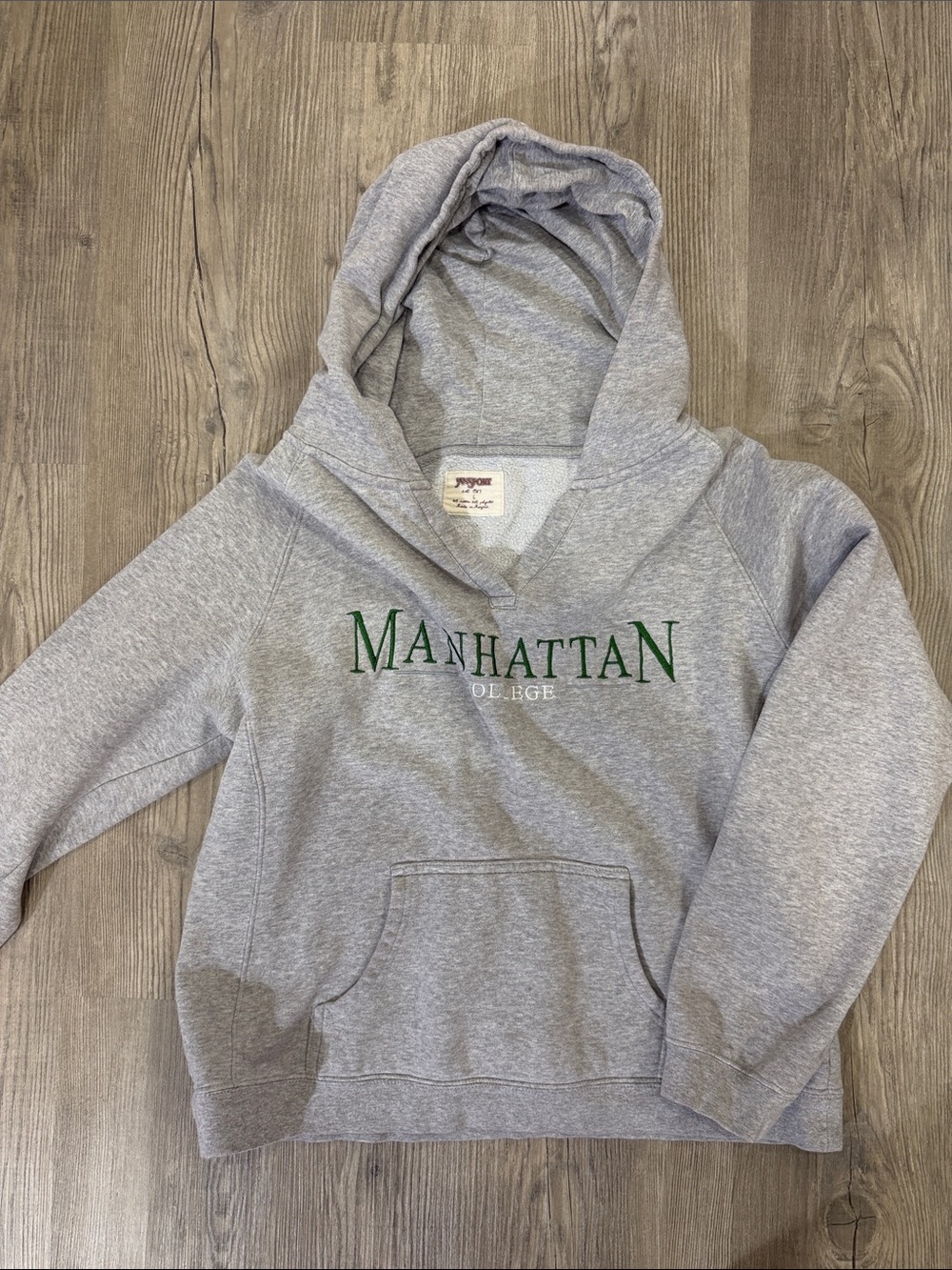 Jansport Manhattan College Gray Hoodie